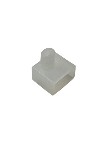 10 PZ Connettore di Alimentazione Morbido Gomma Per Striscia Led Neon Flex SL240810 Con Uscita Cavo Laterale
