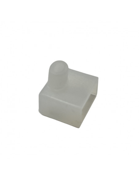 10 PZ Connettore di Alimentazione Morbido Gomma Per Striscia Led Neon Flex SL240810 Con Uscita Cavo Laterale