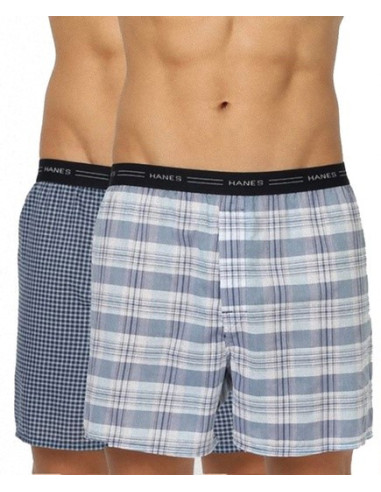 Hanes confezione 2 Boxer tela...