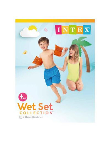 Set braccioli Intex 58642 DELUXE Arancio