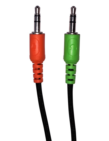 Techly Cuffia Stereo con Microfono Nero