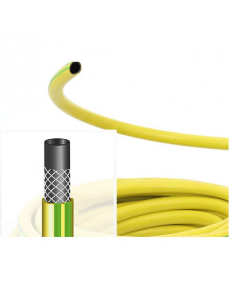 Tubo Irrigazione 3 Strati In PVC Retinato 3/4'' 15mm 25 Metri