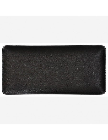 VASSOIO RETTANGOLARE SASHIMI JAP BLACKNERO28X13,5X
