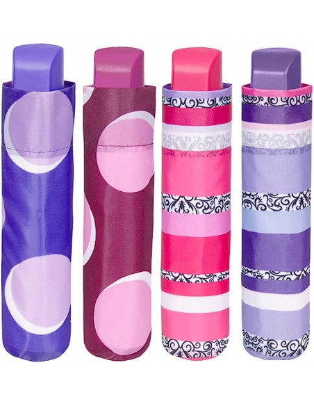 Ombrello Pieghevole MINI DONNA Rigato e Pois
