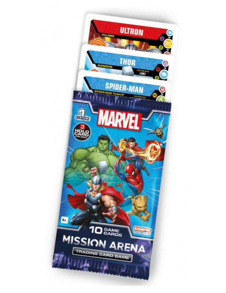 Sbabam MARVEL Mission Arena Trading Card Game Bustina 1 Busta