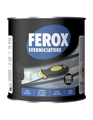 Ferox Sverniciatore Ferro e Metalli ml 750 - Rimozione Veloce Vernici