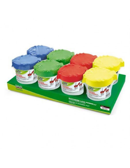 Lava Pennelli Belle Arti Lebez 80124 - Bicchiere Lavapennelli Assortito