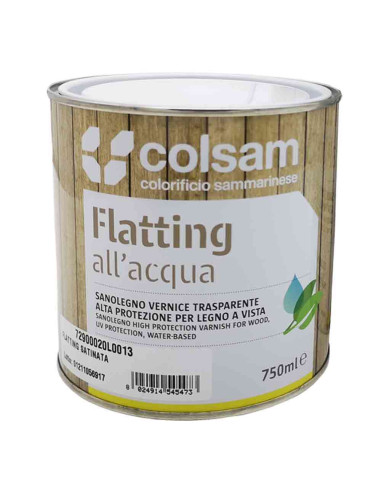 Flatting all'acqua 'sanolegno'...