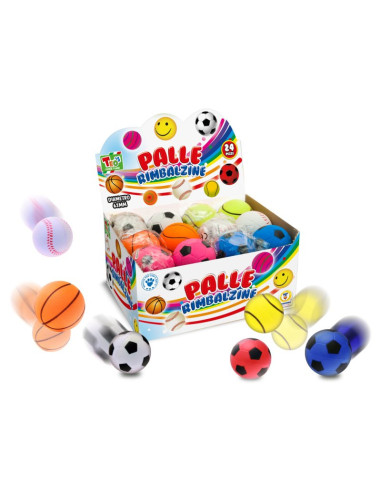 TEOREMA PALLINE RIMBALZINE SPORT cm. 6,3 1 pezzo