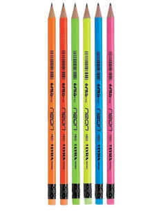 LYRA Matita HB/2 con corpo a colori NEON