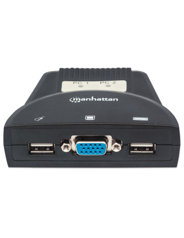 Mini KVM Switch 2 Porte USB con Audio