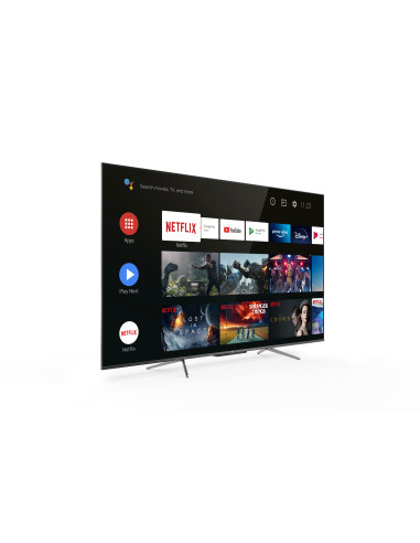 TCL 55C715 55 pollici QLED TV, 4K Ultra HD, Smart TV con sistema Android 9.0 (HDR 10+, Micro dimming, Dolby Vision-Atmos),