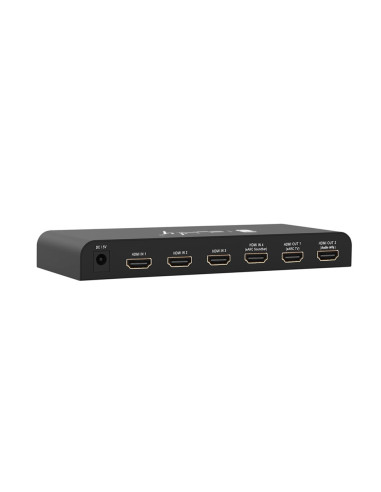 Switch HDMI 2.0 4x1 4K@60Hz con...