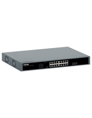 Gigabit Ethernet Switch PoE+ 16 porte...