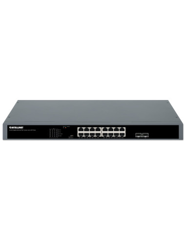 Gigabit Ethernet Switch PoE+ 16 porte...