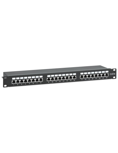 Pannello Patch STP 24 Posti RJ45 Cat.6