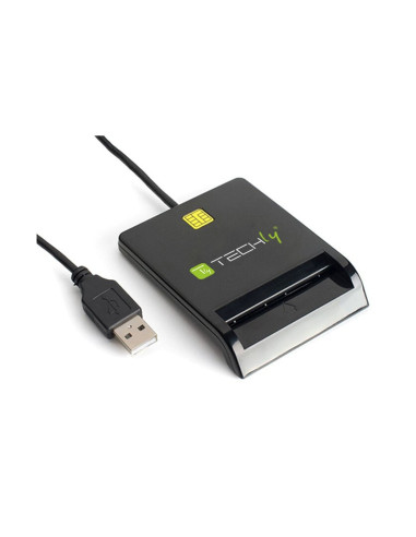 Lettore di Smart Card USB Esterno Nero