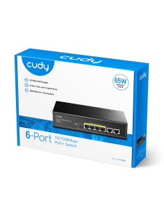 Switch PoE+ 6 Porte 10/100M...
