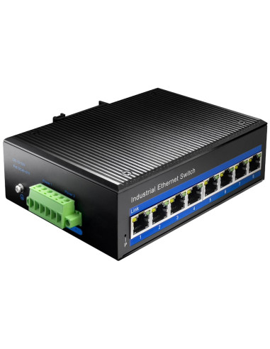Switch Industriale Gigabit 8 Porte,...
