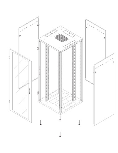 Armadio Rack NextGen 19'' 800x800 42U...