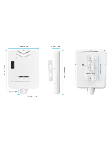 Switch Gigabit 5 porte PoE Passante /...