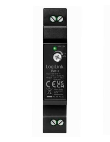 Alimentatore su Guida DIN 12V 1,25A 15W