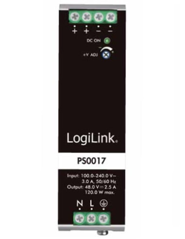 Alimentatore su Guida DIN 48V 2,5A 120W