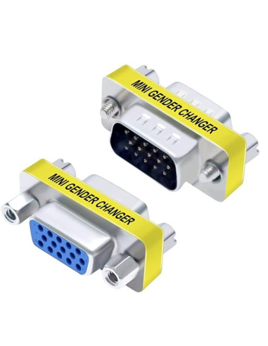 Mini Gender Changer VGA DB 15 poli HD...