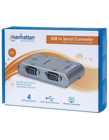 Convertitore da USB a 4 porte seriali