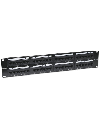 Pannello Patch UTP 48 posti RJ45 cat. 6