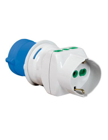 Adattatore industriale con spina 2P+T...