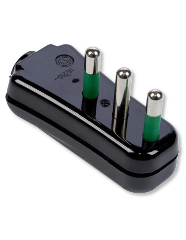 Spina ribassata 2P+T 16A Nero