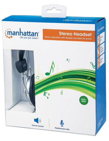 Cuffia Stereo con Microfono con Asta...