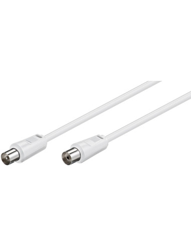 Cavo Antenna TV M/F 2,5 mt bianco
