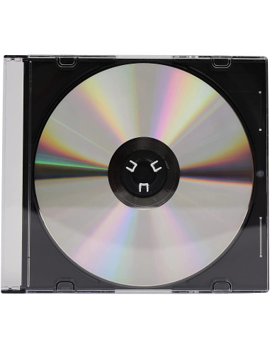 Porta CD Slim Jewel Case Nero