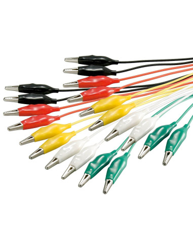 Kit Cavi di Prova Isolati Multicolore...