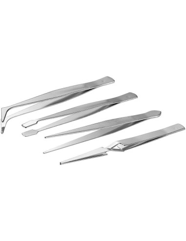 Set 4 pinzette di precisione in...