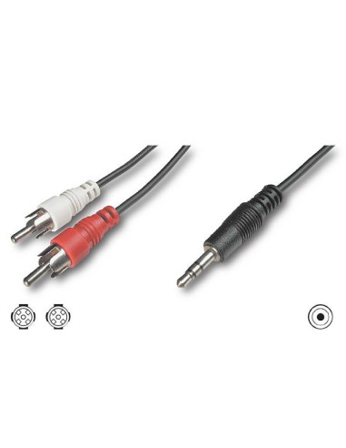 Cavo Stereo Jack 3, 5 mm a 2 x RCA...