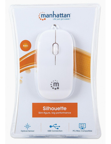 Mini Mouse Ottico USB Silhouette 1000...