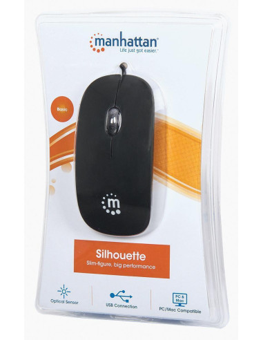 Mini Mouse Ottico USB Silhouette 1000...