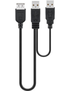 Cavo USB 2.0 ad Y 2xA... 2