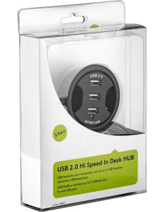 Hub USB 2.0 3 porte In-Desk...