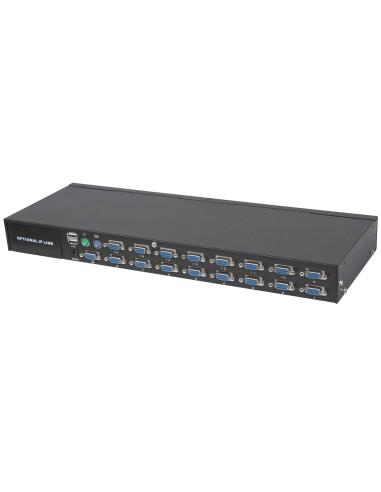 KVM Switch 16 porte combo USB + PS/2,...