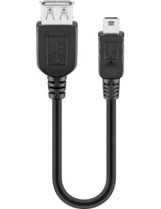 Cavo USB 2.0 A femmina/mini...