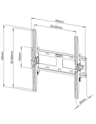 Supporto a Muro per TV LED LCD...