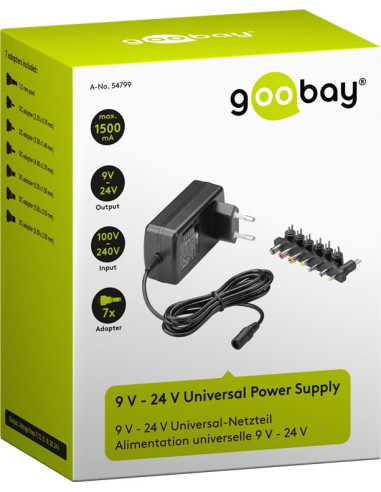Alimentatore Switching 9-24 V...
