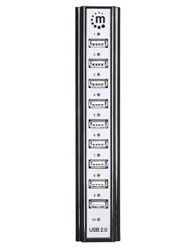 Hub USB 2.0 Hi-Speed 10 Porte da...