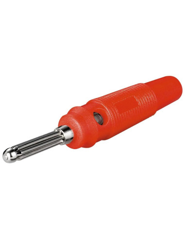 Inseritore Presa Banana per 4mm Rosso