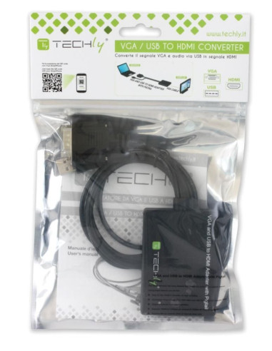 Adattatore Convertitore VGA a HDMI...
