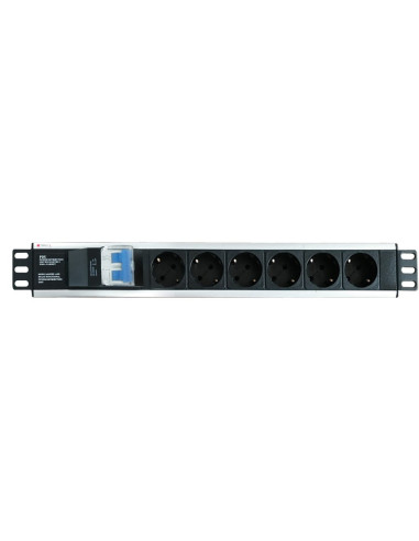 Multipresa 6 Posti da Rack 19'' con...